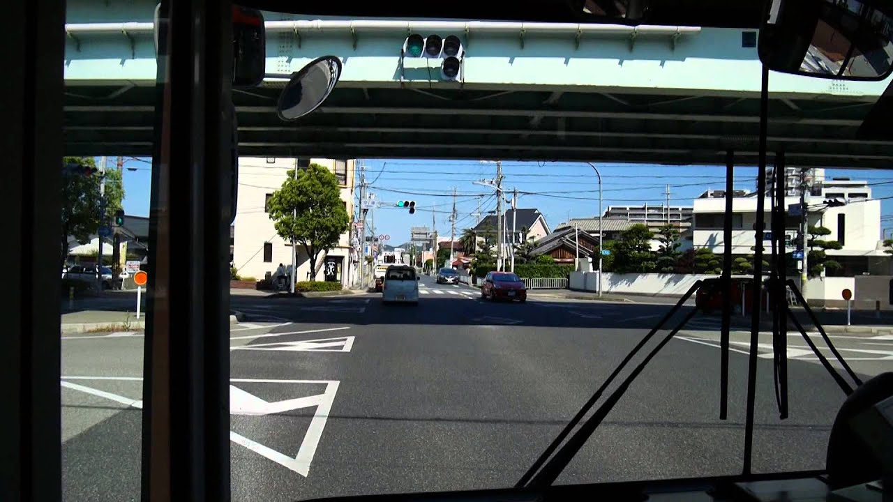 【前面展望】加古川駅～宝殿駅～鹿島神社前【神姫バス_日本縦断中!】