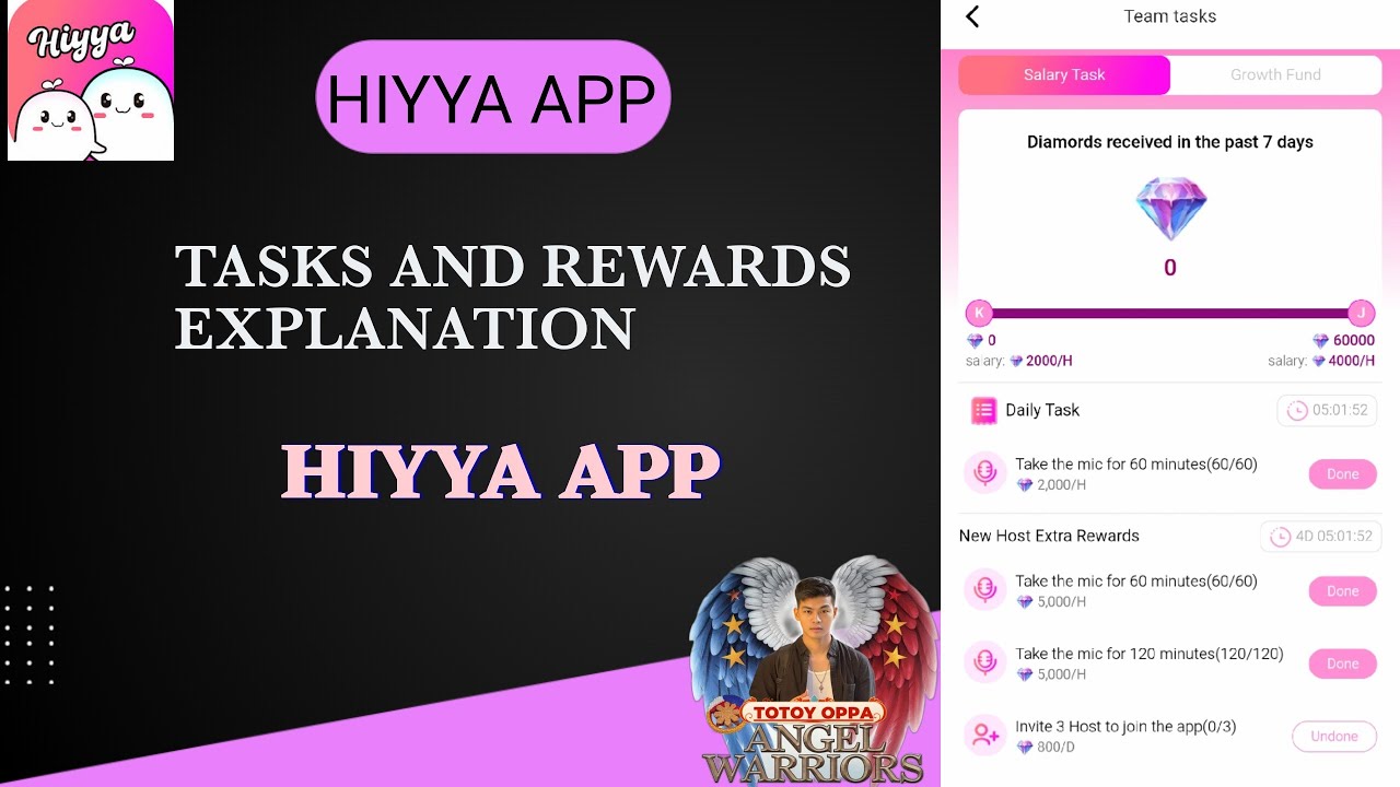 HIYYA APP|| TASKING AND REWARDS EXPLANATION|| NEW EARNING APP|| TUTORIAL VIDEOS