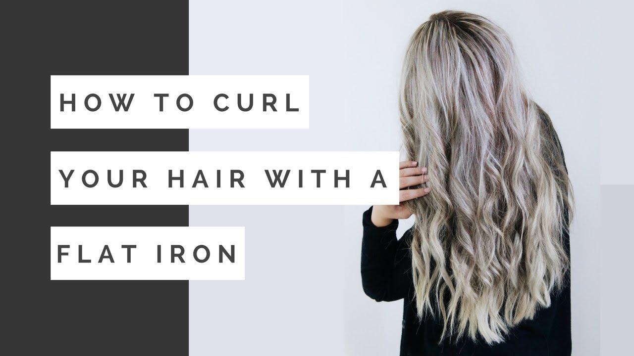 How to Curl Your Hair With a Flat Iron (Straightener)
