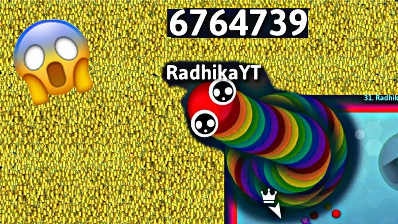 OMG 🐍KING RAINBOW 🌈 FEED VERY CUTE NOOBS IN LEFT SIDE MAP 🐍 BEST EPIC SNAKE IO GAMEPLAY 🐍#snakeio 