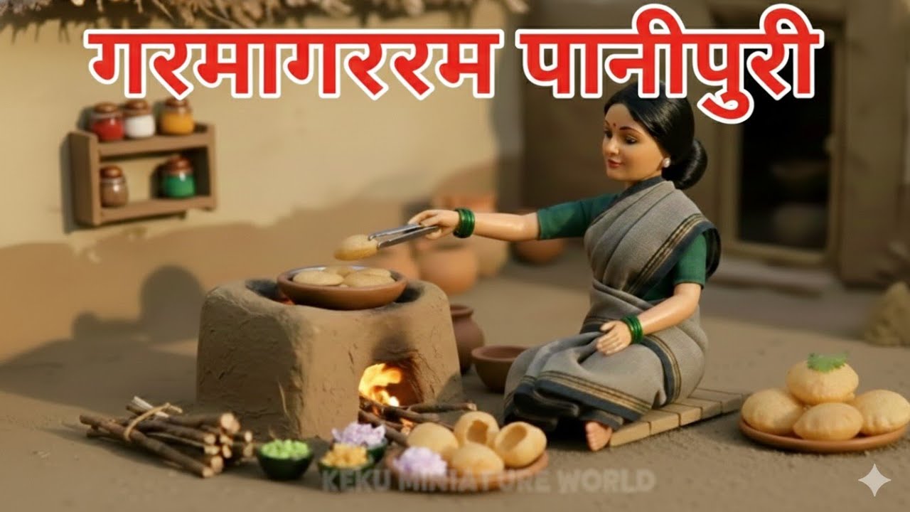 Tiny Pani Puri Recipe! 😍 So Cute and Delicious 🤤 | Mini Food #miniaturecooking #minikitchen  