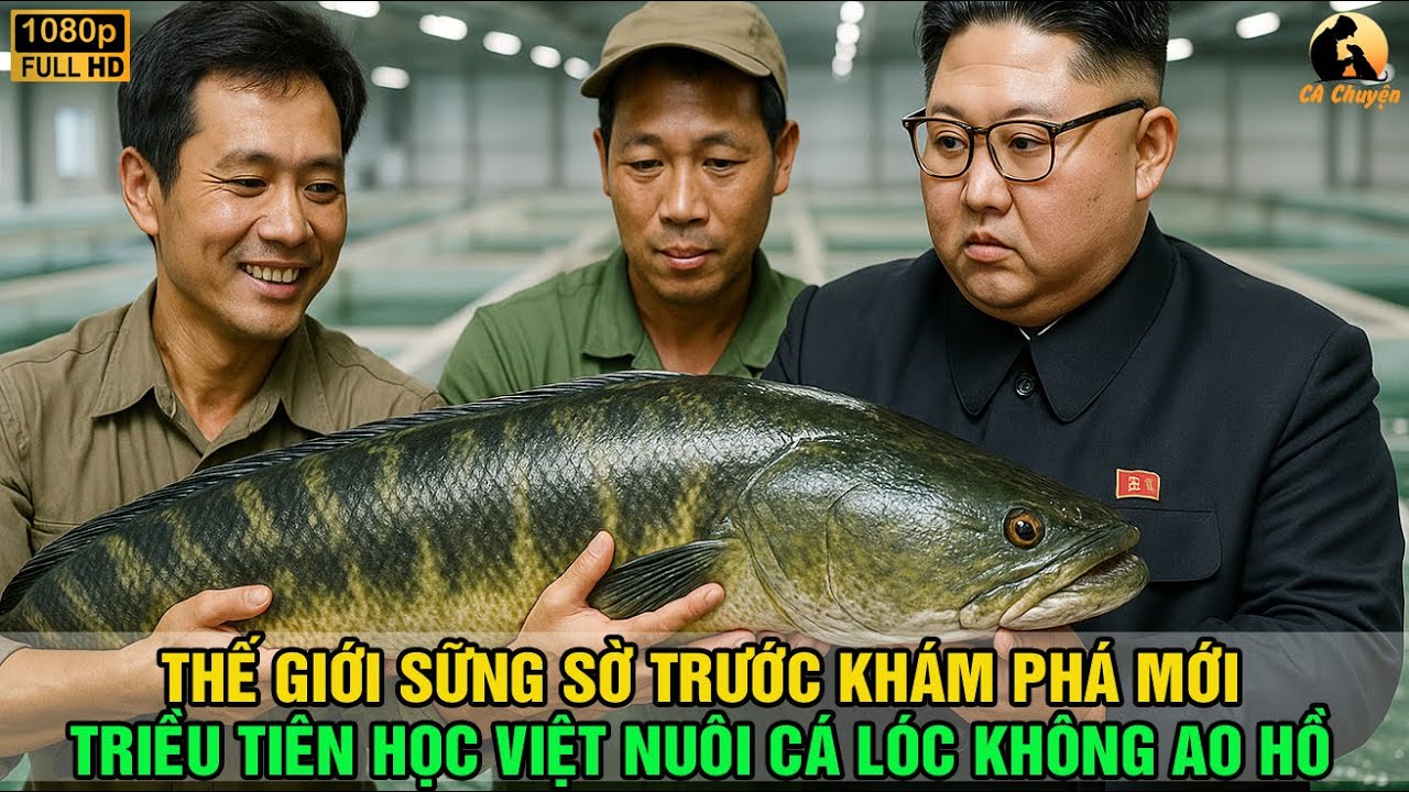 Thế Giới Rúng Động: Triều Tiên Dùng Công Nghệ Việt Nam Nuôi Cá Lóc Không Cần Ao Hồ, Và Đã Thành Công