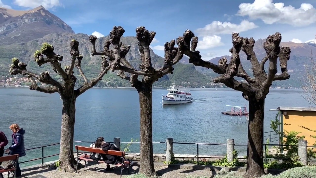 Райский уголок на озере Комо, Италия, апрель 2019