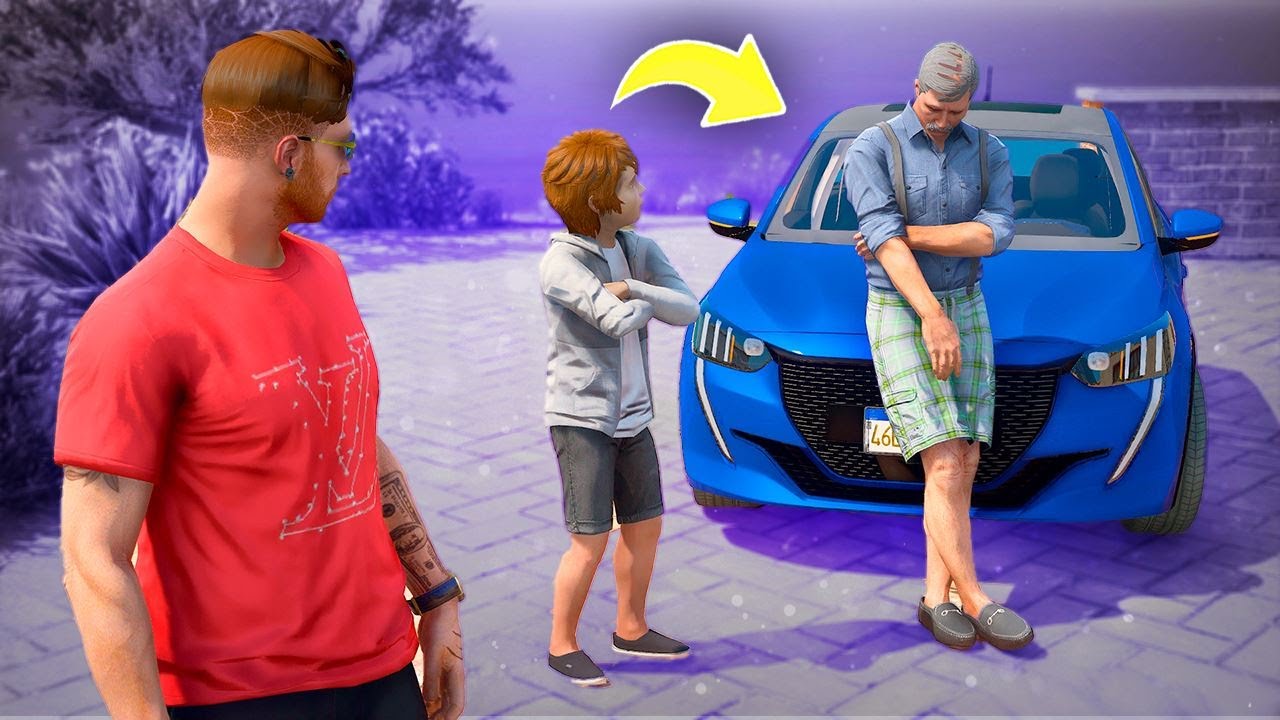 GTA V - VIDA REAL | MEU FILHO CONHECEU O TIO CHIBUNGO.   