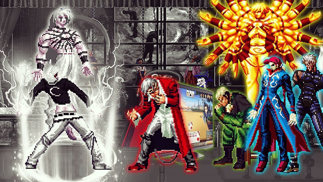 [KOF Mugen] Orochi Iori XIII WF Vs Phoenix Team, Ultimate Orochi Iori CT QS