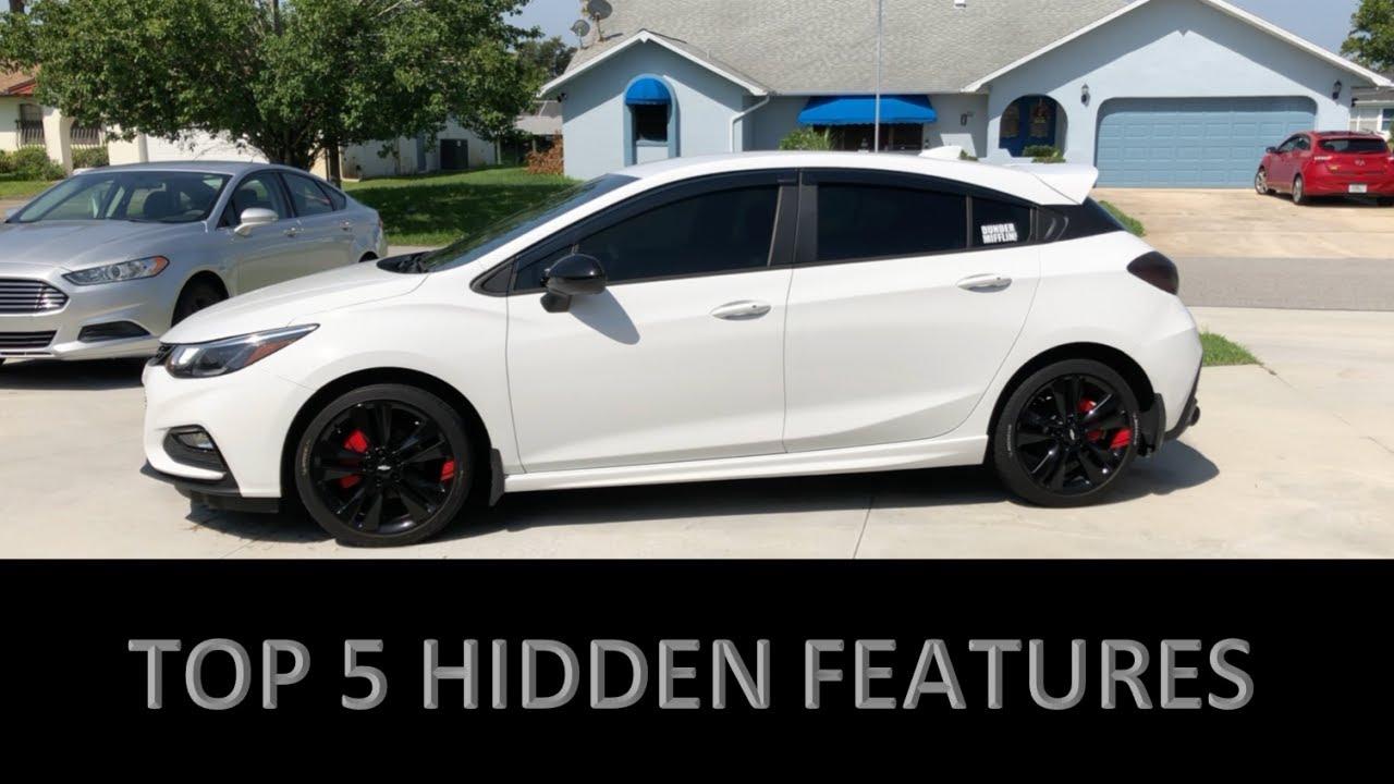 TOP 5 HIDDEN FEATURES OF THE CHEVY CRUZE | So far