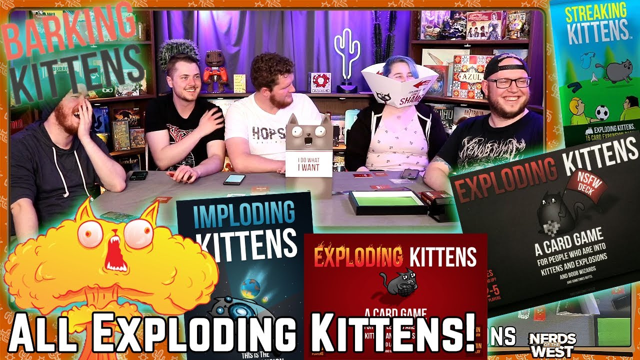 Exploding Kittens [All Expansions] | Board Game Live Stream