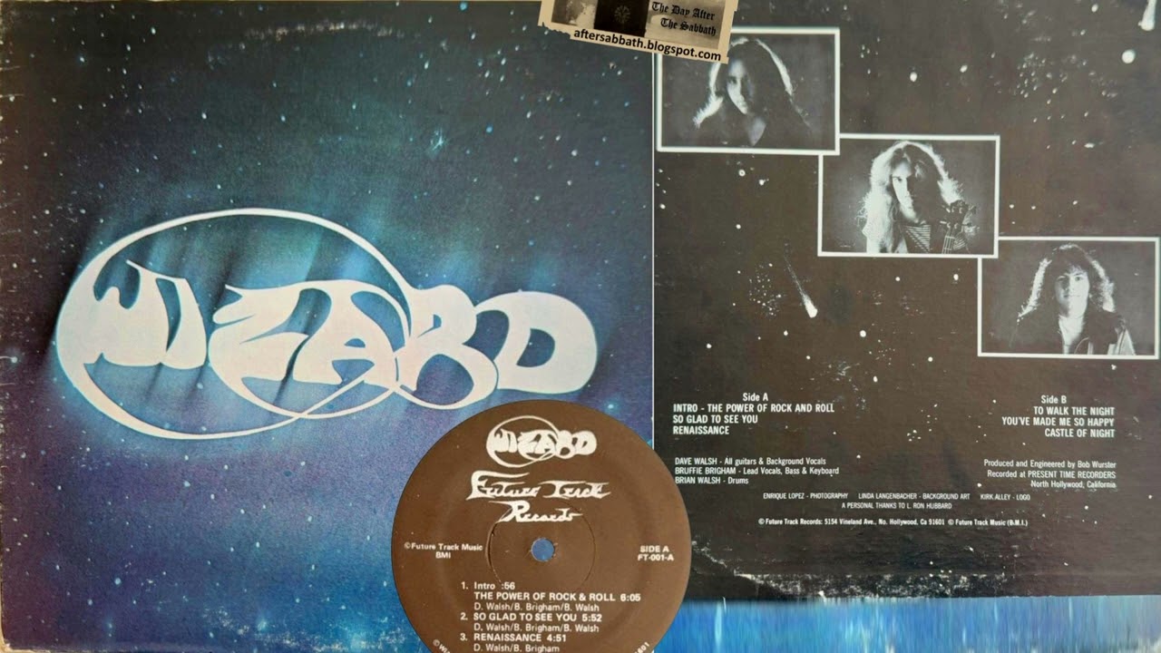 Wizard  - The Power Of Rock And Roll s/t album (1979 Private Metal USA)