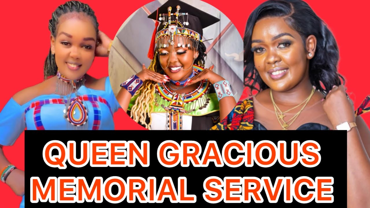 EMOTIONAL AS QUEEN GRACIOUS FAMILY AND BOYFRIEND SING AT HER MEMORIAL SERVICE IN NGONG 