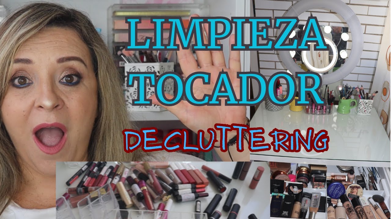 LIMPIANDO Y ORDENANDO EL TOCADOR. DECLUTTERING #pandoramenchu #declutter #decluttering #maquillaje