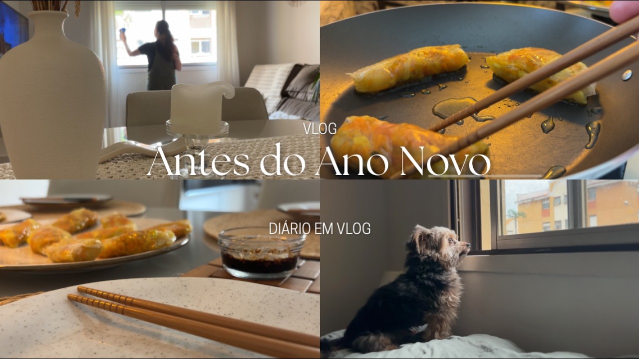 Vlog | Uma Semana Tranquila em Casa Antes do Ano Novo 🌷| Limpeza, Café e Novas Receitas🌷