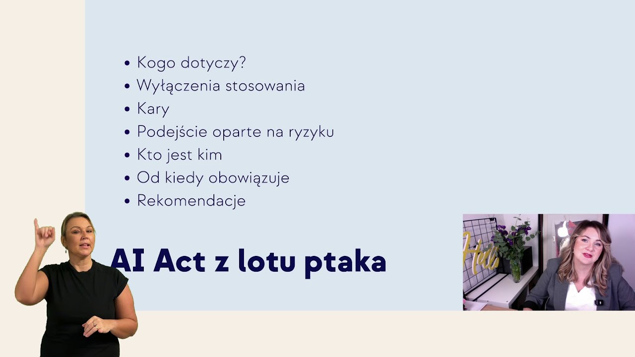 AI ACT - regulacje unijne względem sztucznej inteligencji - film z PJM