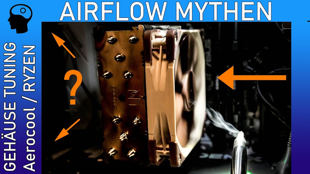 Mythos Airflow im Gehäuse: Aerocool 1000 und der Ryzen 3700x optimiert.