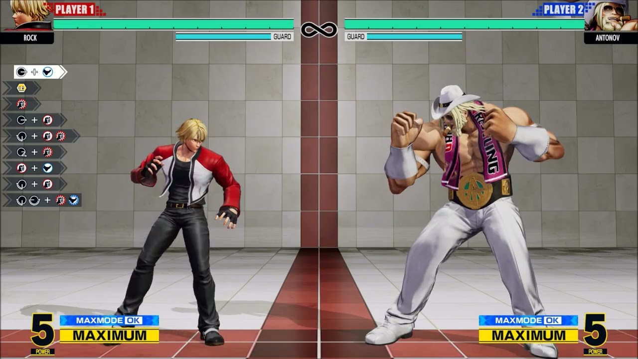 KOF XV - Rock Combo Trials