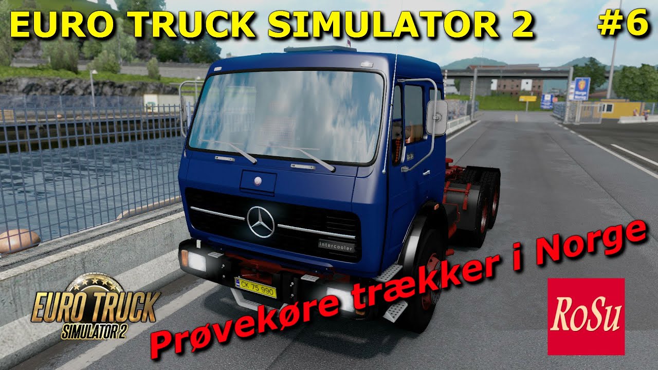 Prøvekøre trækker i Norge Euro Truck Simulator 2 let's play #6