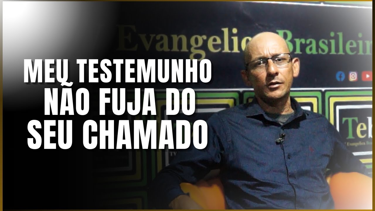 MEU TESTEMUNHO (Não Fuja do seu Chamado) PB. José Rodrigues