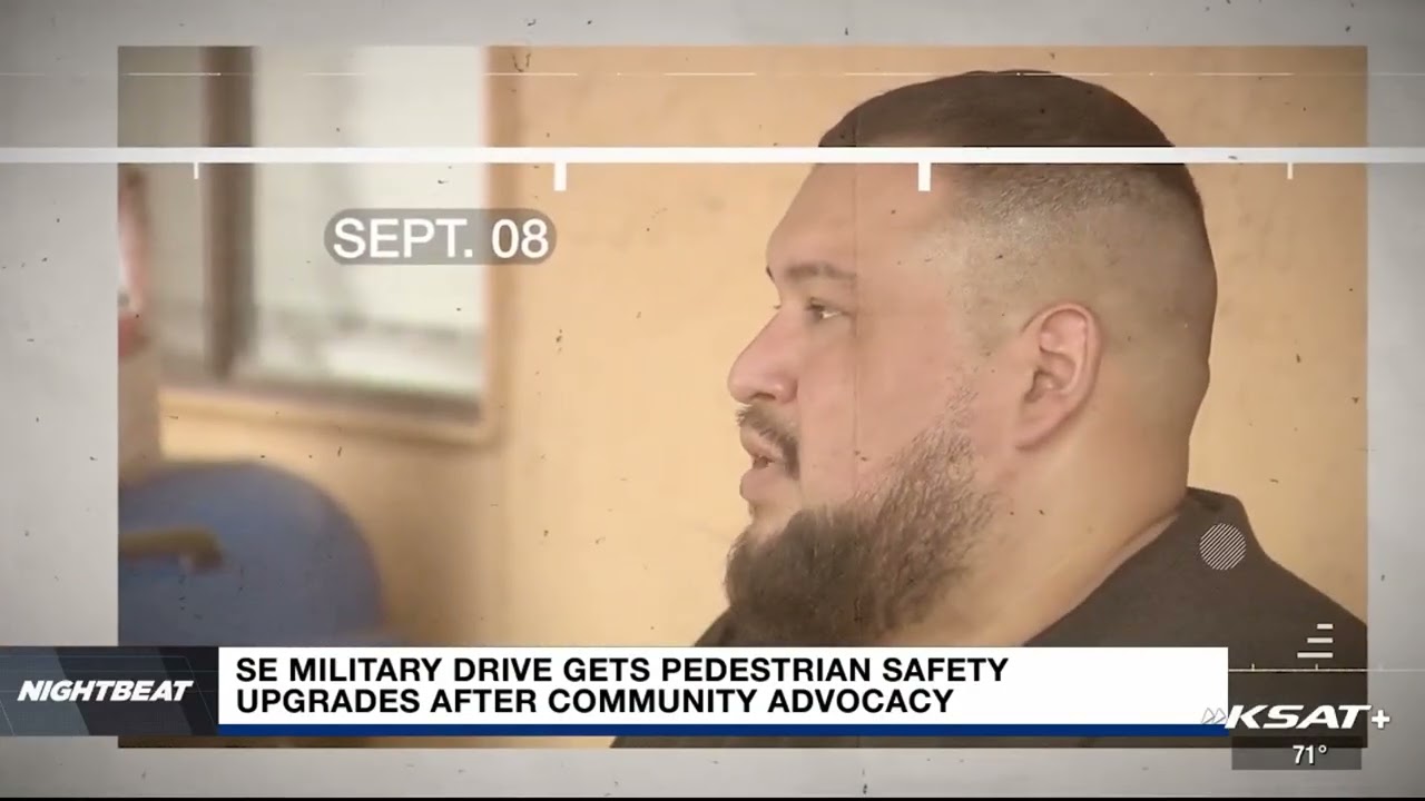 Community efforts lead to new pedestrian safety measures on Southeast Military Drive