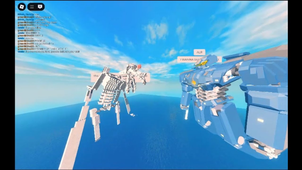 Pacific Rim:Water Fight (Kaiju vs Jaeger) I Plane Crazy ROBLOX