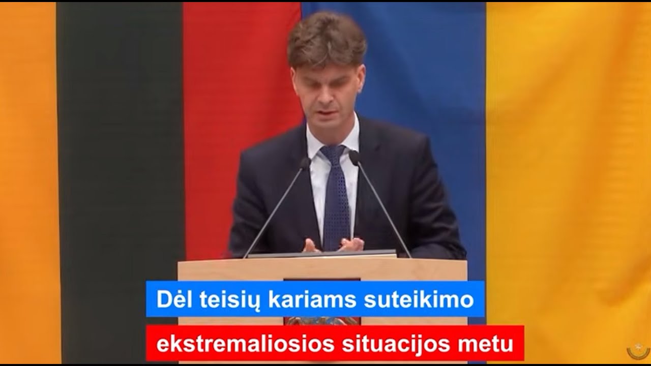 Ignas Vėgėlė | Dėl teisių kariams suteikimo ekstremaliosios situacijos metu