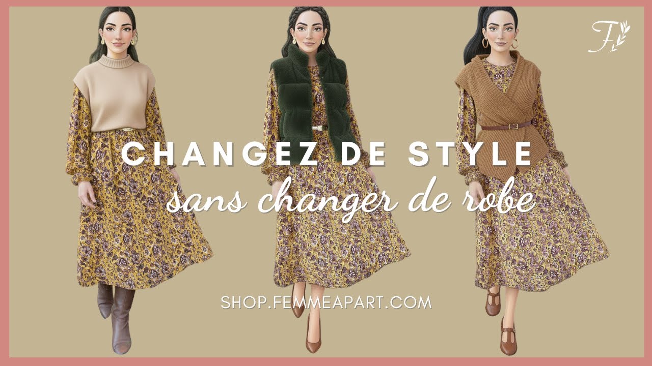 Astuce style : transformer votre robe avec un simple pull ou gilet