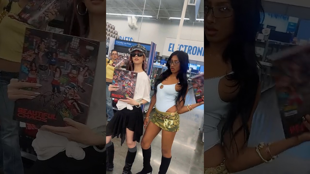 run to @Walmart  to get BEAUTIFUL CHAOS with an exclusive photocard 😉 #KATSEYE_BEAUTIFULCHAOS