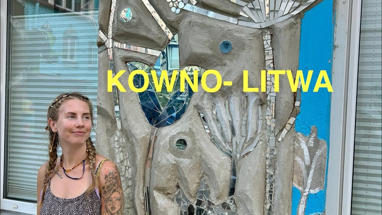 „Kowno jakiego nie znasz – ogromny kolorowy słoń i targ 😨[Bałtycka przygoda 4]” 
