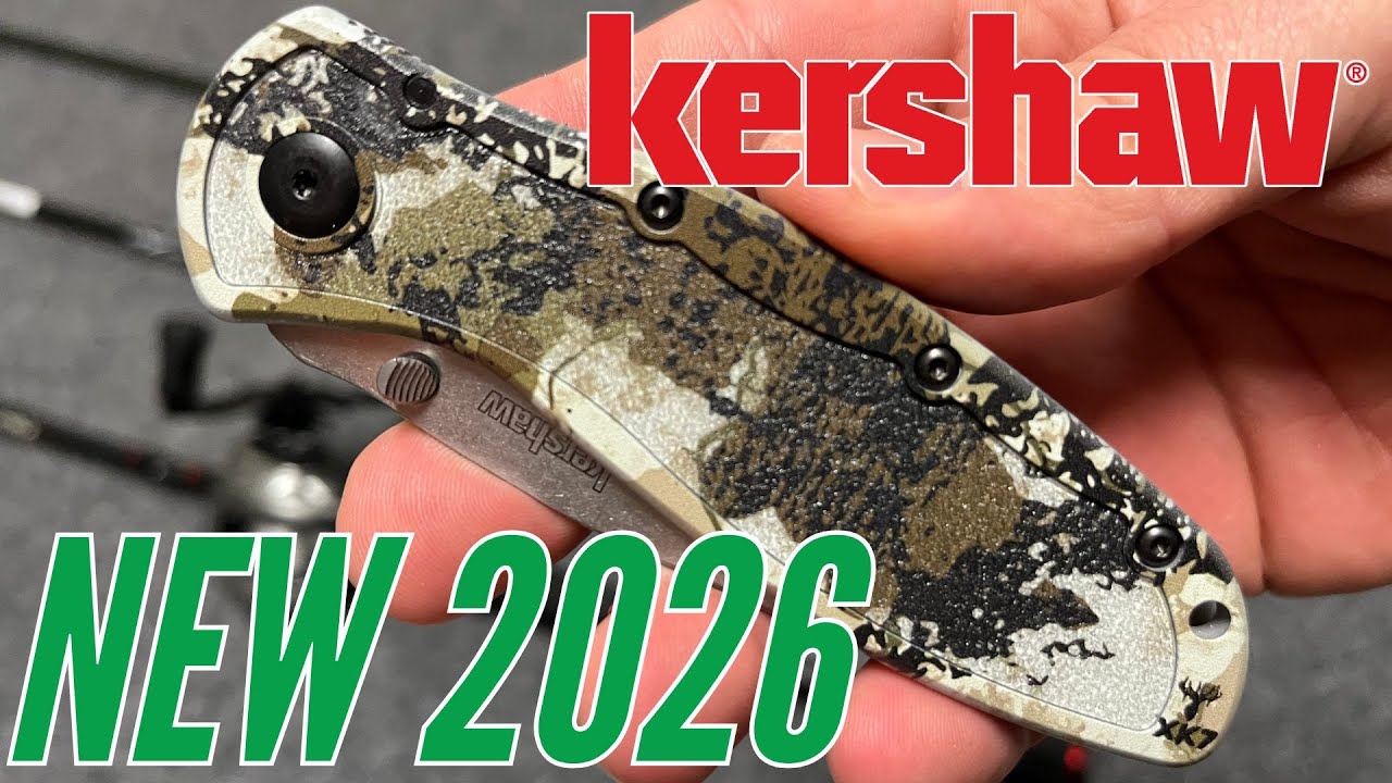 Kershaw 1670KC Blur (14C28N, Stonewashed, Recurve, Aluminum/CCI Coating) Pocket Knife