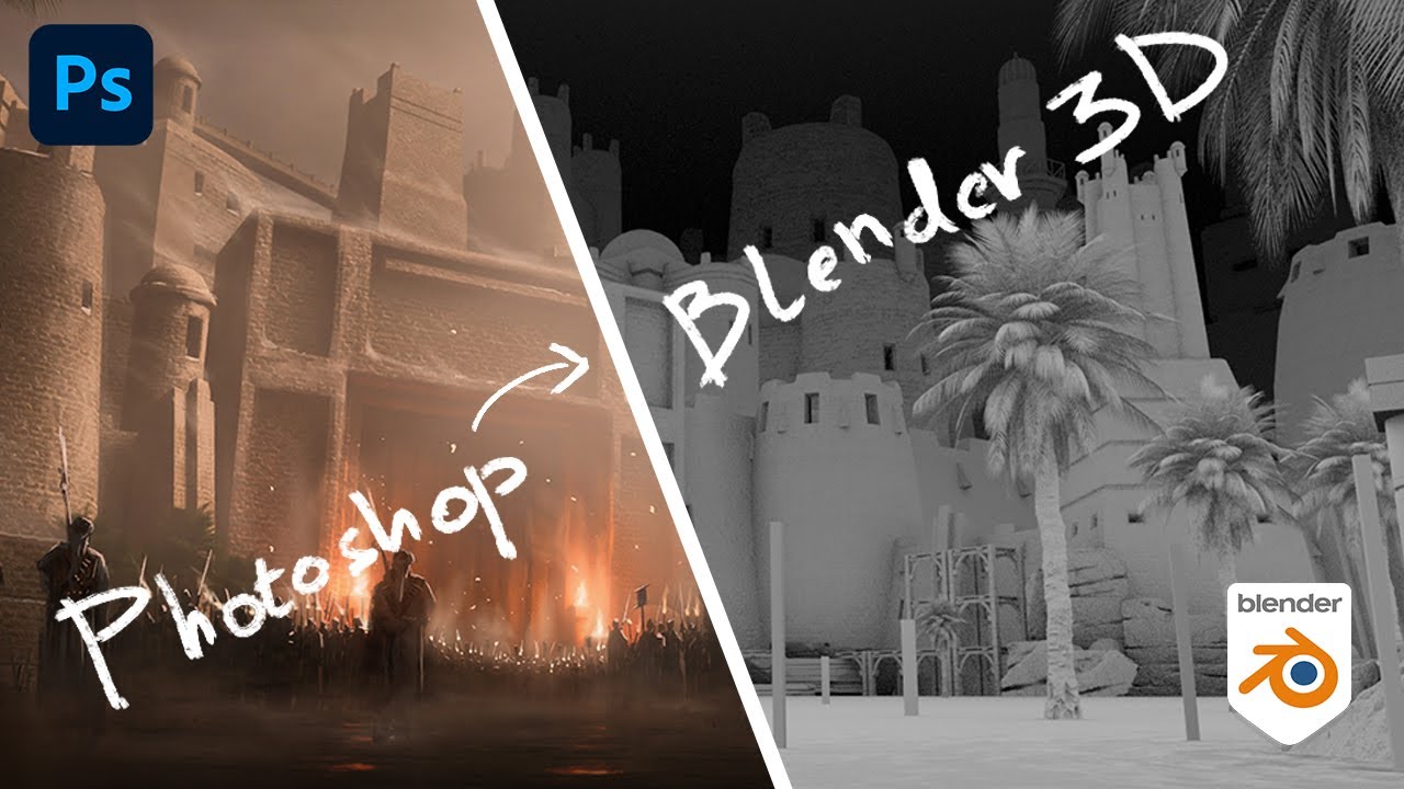 How to paint over 3D!