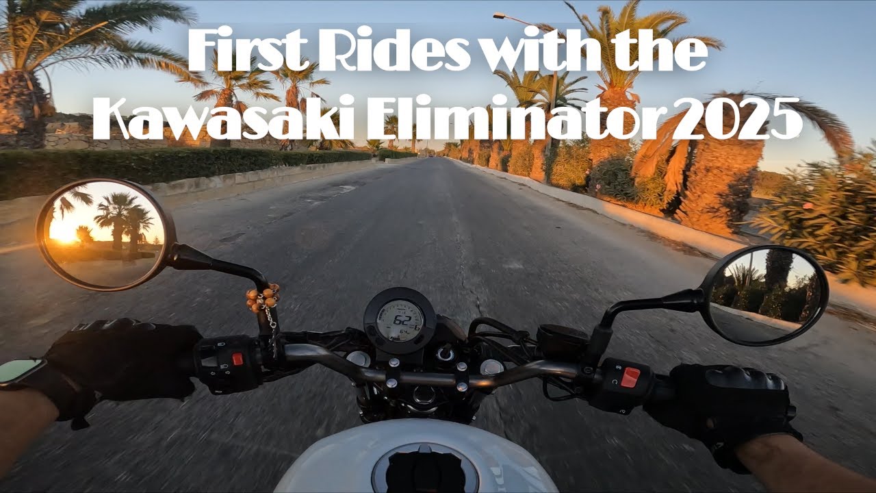 Moto Vlog #1: First rides with the Kawasaki Eliminator 2025