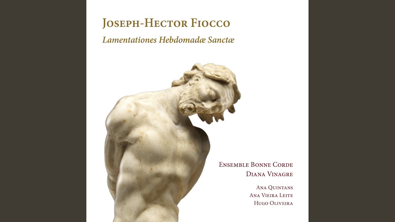 Premi&egrave;re lamentation du Mercredi saint: I. Incipit lamentatio Jeremiae prophetae