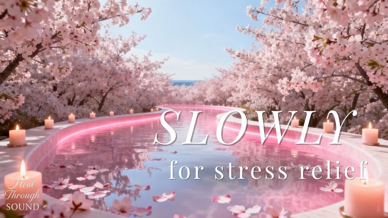 Slowly - 1 Hour Emotional Piano for Stress Relief, Overthinking and Night Calm