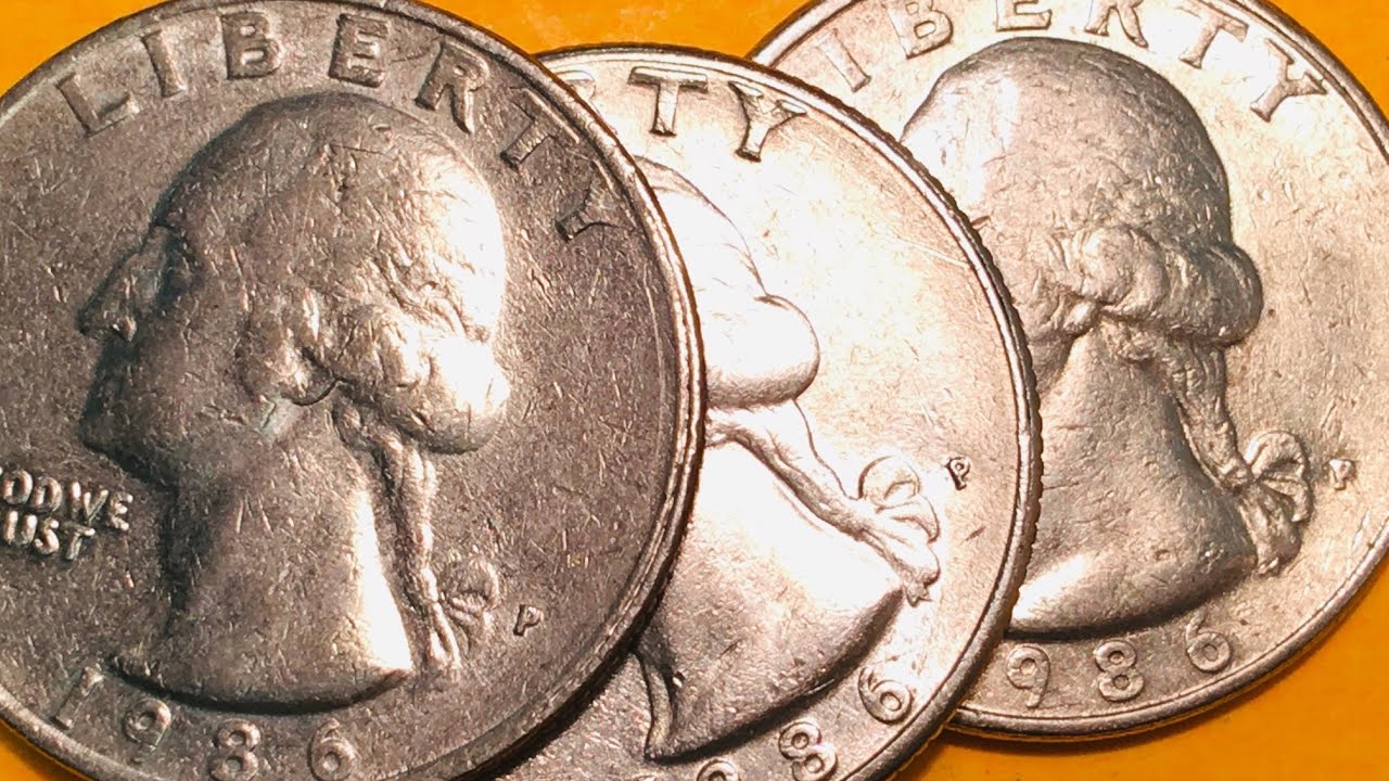 US 1986 P Quarter Coin Sold For $2,800, We explain why - United States Washington Liberty 1/4 Dollar