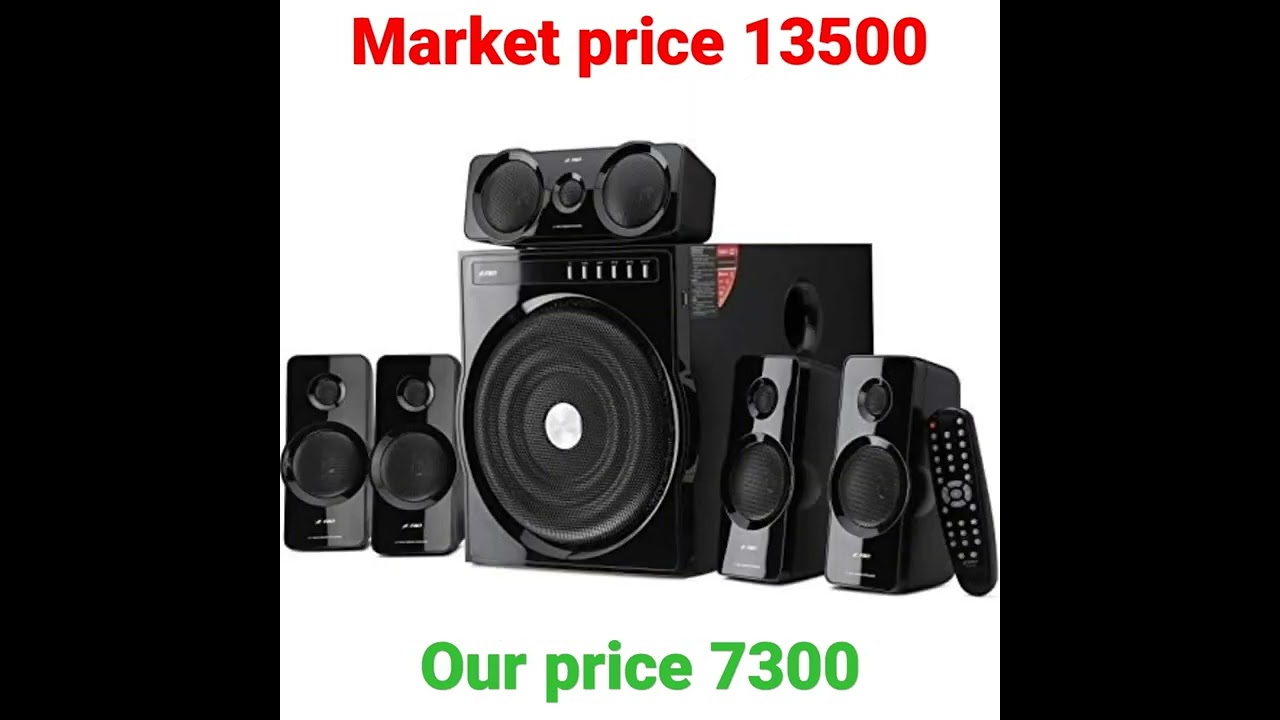 F&D F6000X Powerful 135W Bluetooth Home Audio Speaker & Home Theater System (5.1, Black)