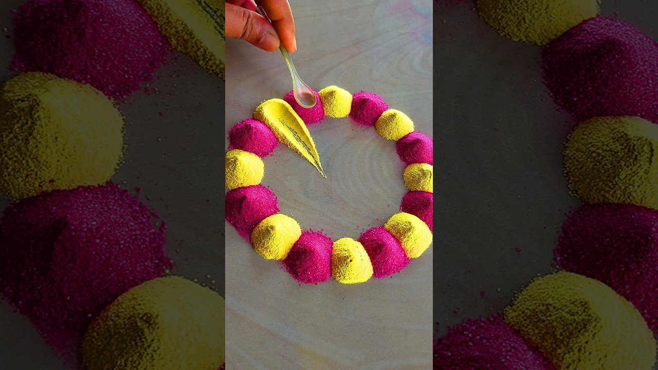 Easy Rangoli Designs For Beginners #rangoli #art