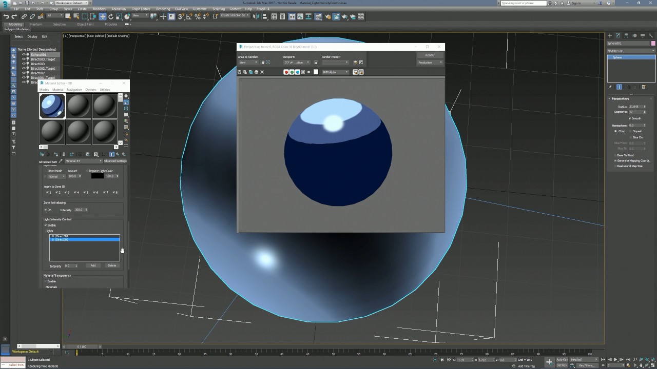 PSOFT Pencil+ 4 for 3ds Max / Light Intensity Control