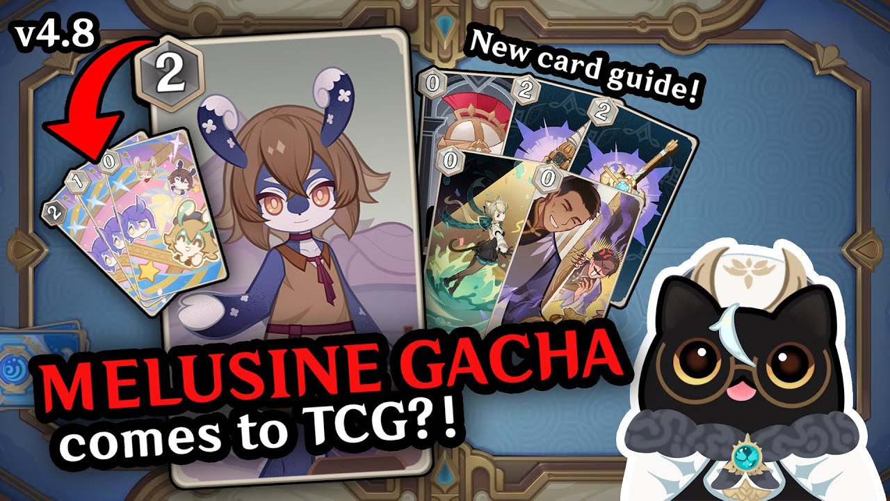 Version 4.8 Review Part 2 - 6 new action cards (and all Melusine supports!) | Genshin Impact TCG