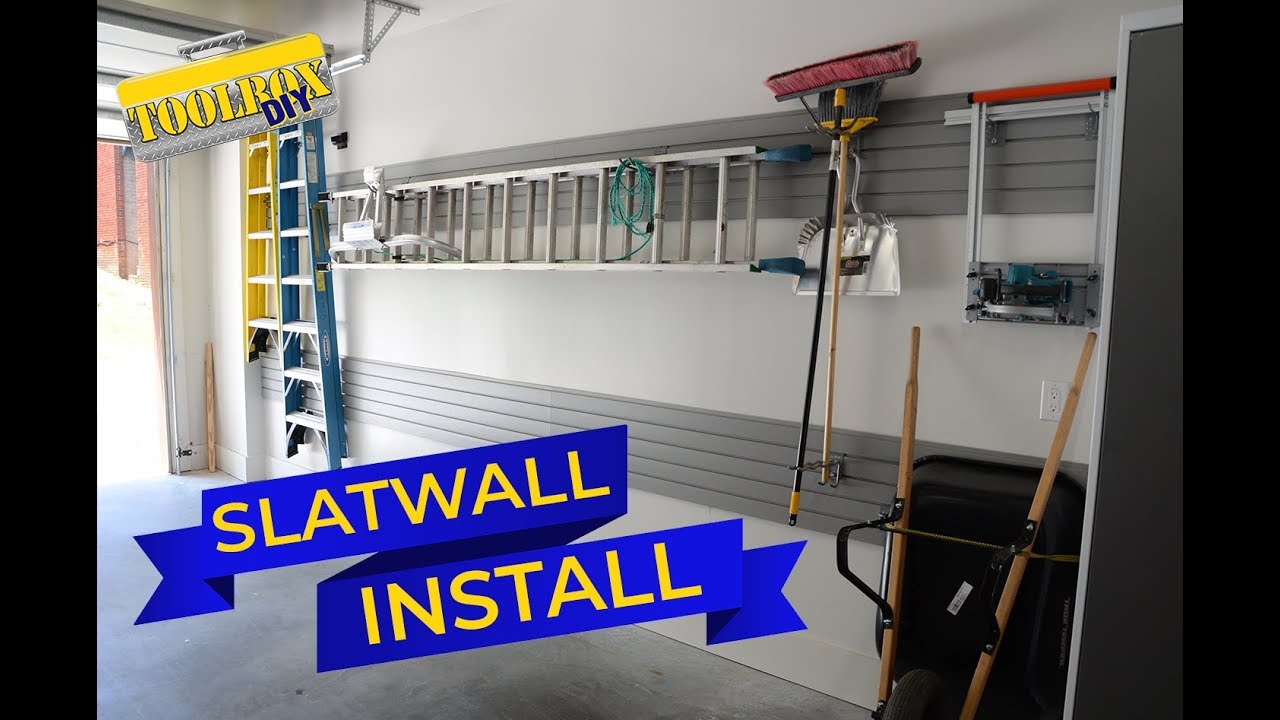 Slatwall Install | StoreWallHD | Garage Org Episode 7