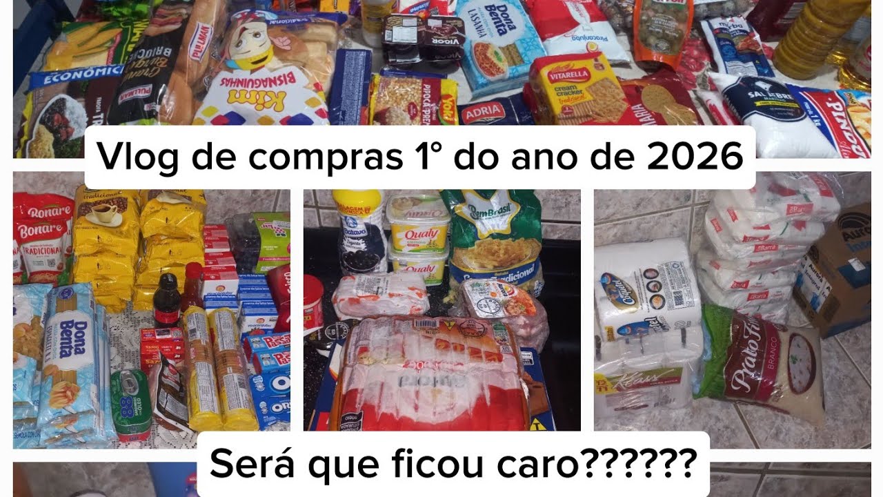 COMPRAS DO MÊS NO ATACADÃO. 