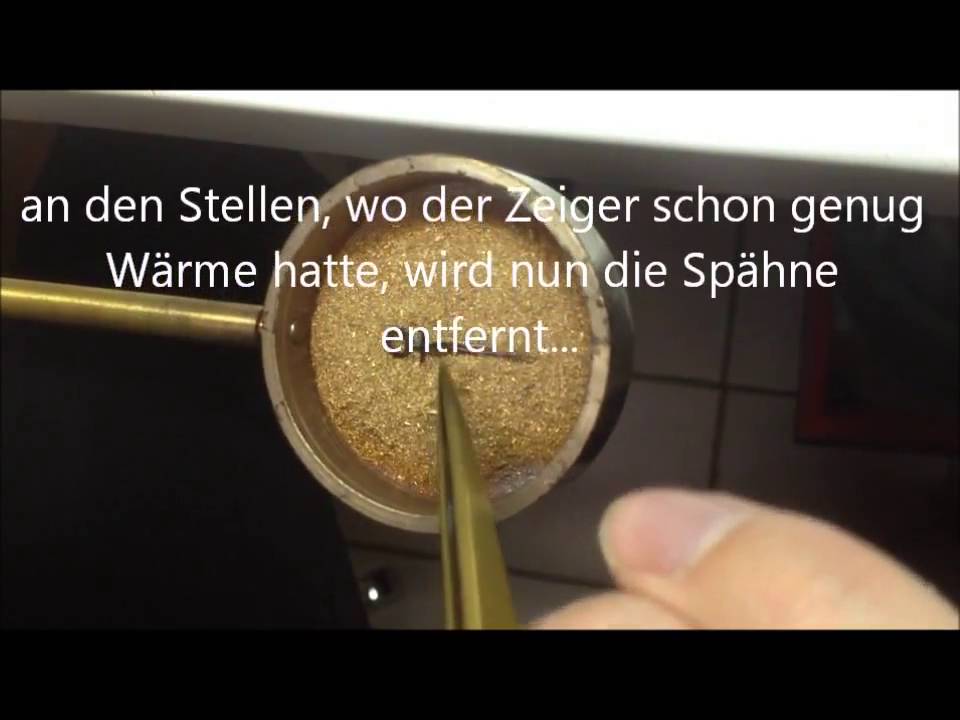Minutenzeiger für eine Spindeltaschenuhr um 1700