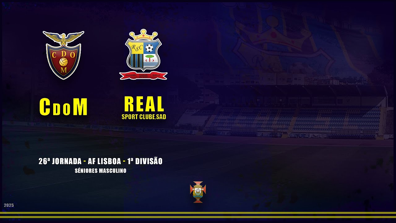 Real Sport Clube, SAD vs CD Olivais e Moscavide - 26ªj AFL