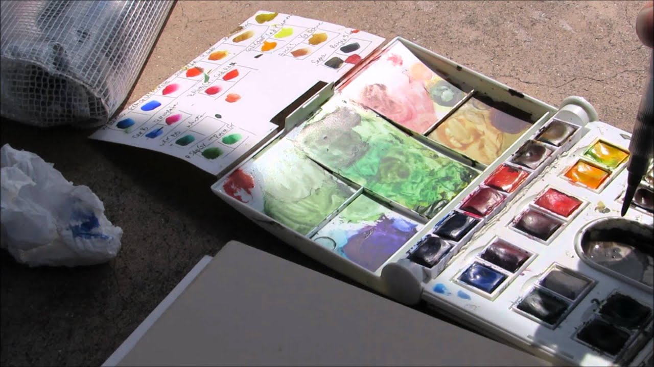 Tools and Techniques of 6 Plein Air Sketchers - March 2016