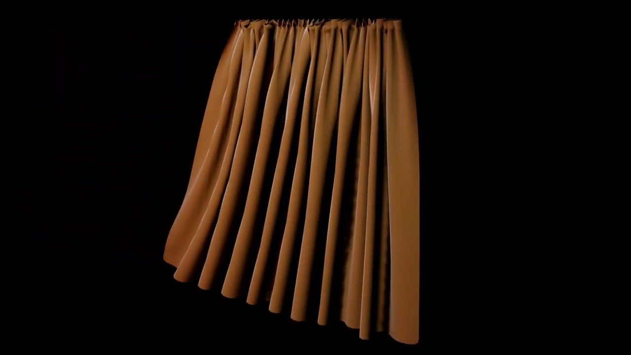 Curtain animation in Blender 2.81 (cloth simulaton tutorial)