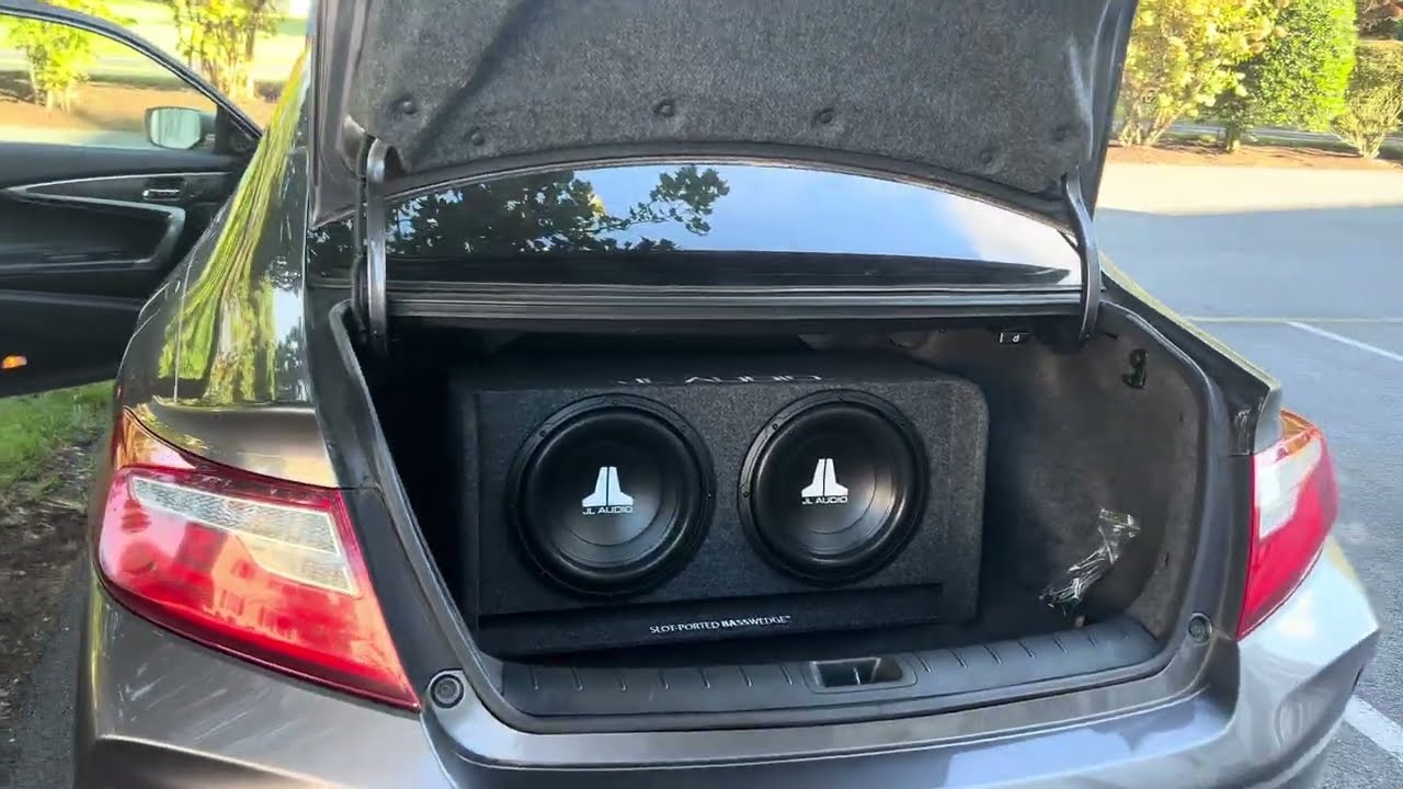 Jl Audio CP212-W0v3 Subwoofers in my 2016 Accord Coupe