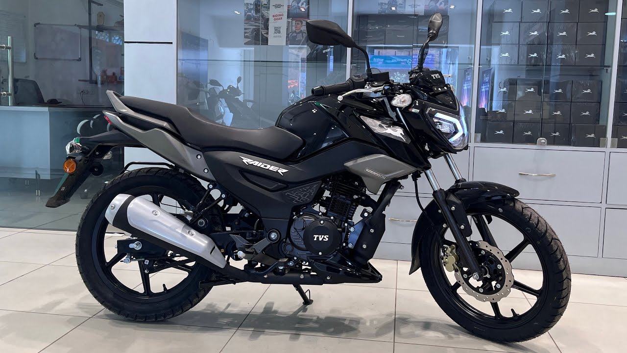 Tvs Raider 125cc 2024 Single Seat New Model Full Black Detailed Review In Hindi || Family Bike