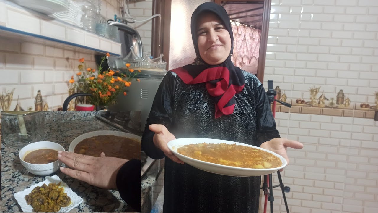 عدس بالخضرة تيجي لذيذ مع كفثة بالبصلة😋