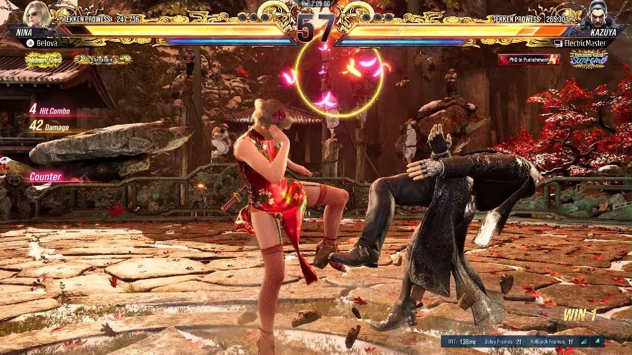 TEKKEN8 Nina vs Kazuya