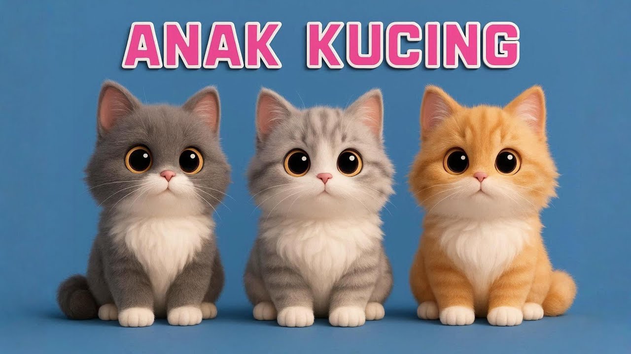 Lagu Anak | Anak Kucing Meong Meong | Kitten Song | Lagu Anak Balita Populer