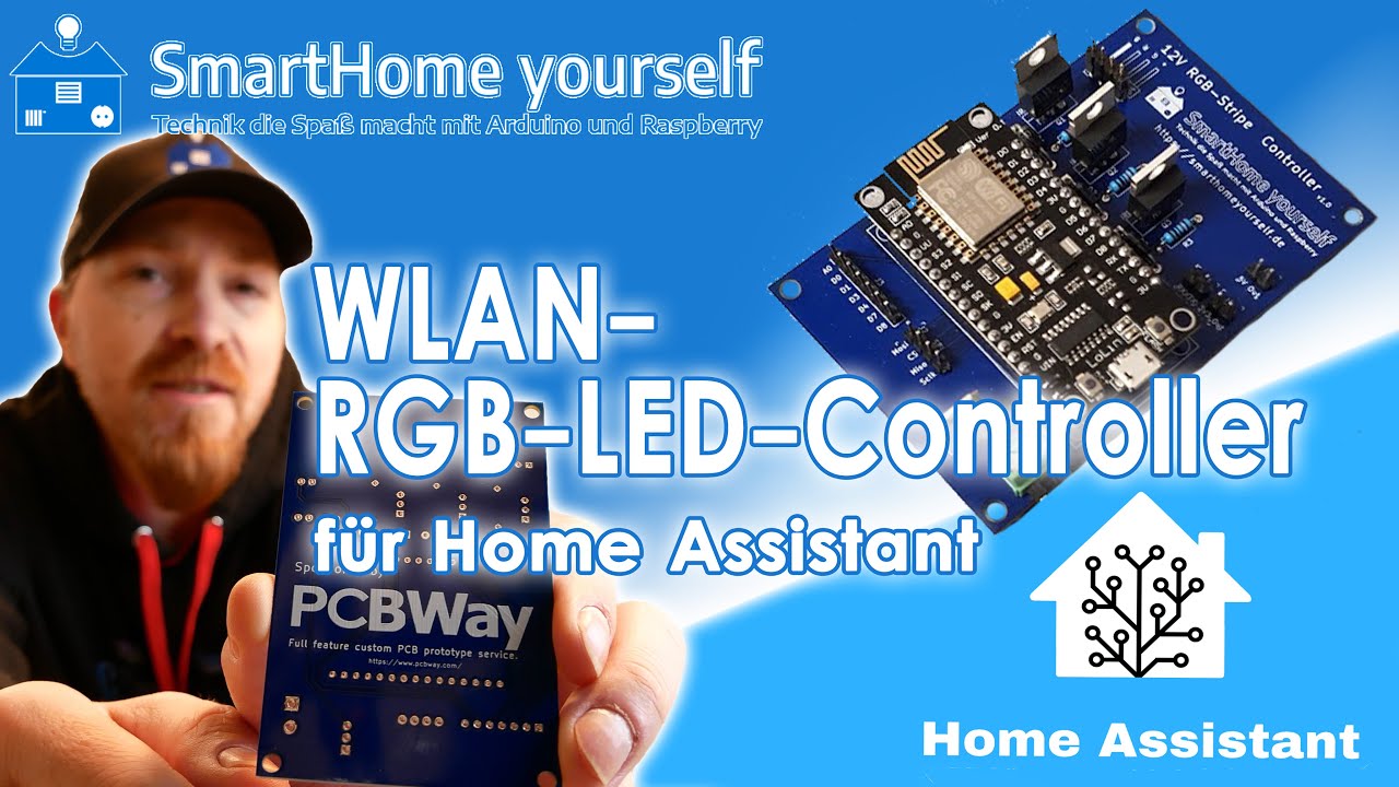 WLAN RGB LED Controller für Home Assistant mit ESPHome