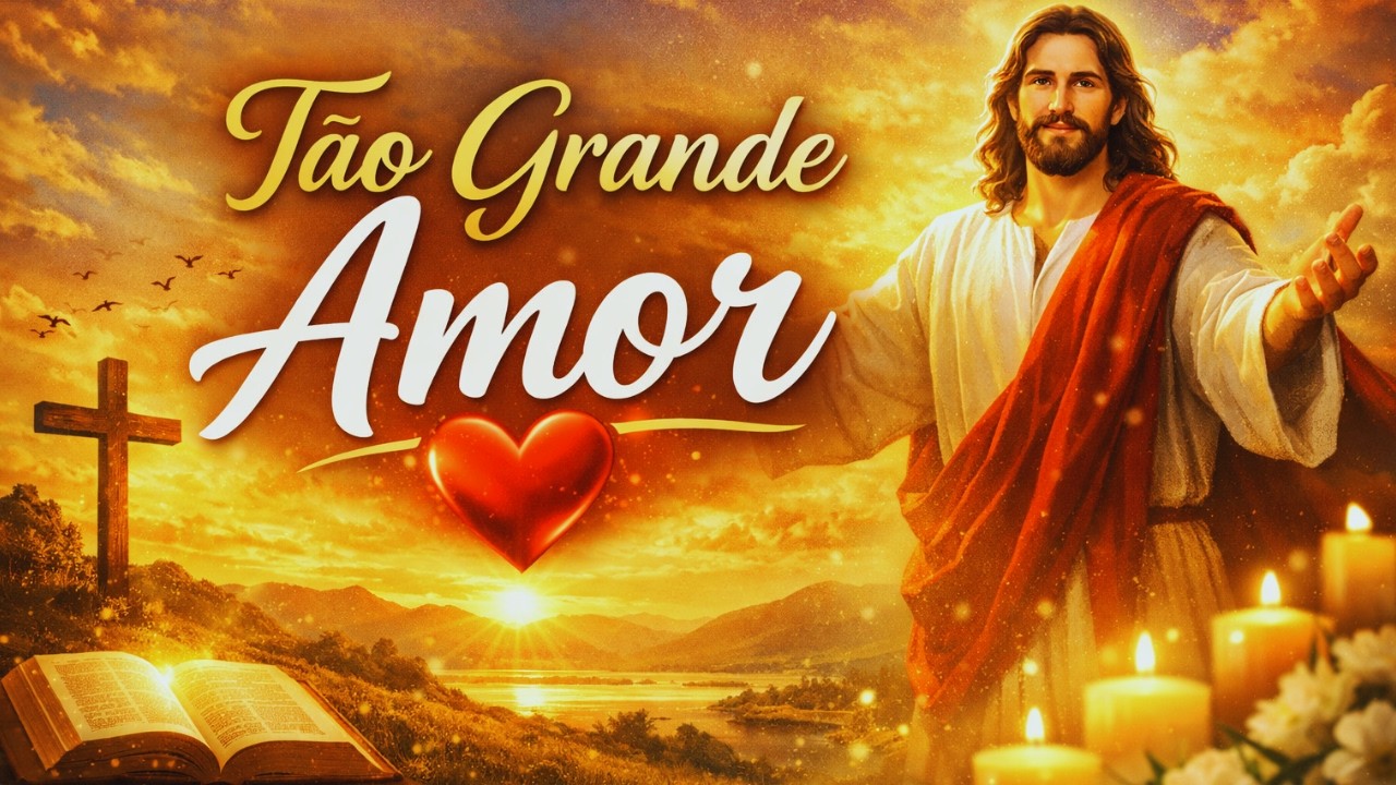 Tão Grande Amor | Louvor Gospel Inspirador Sobre o Amor de Jesus 💖🙏