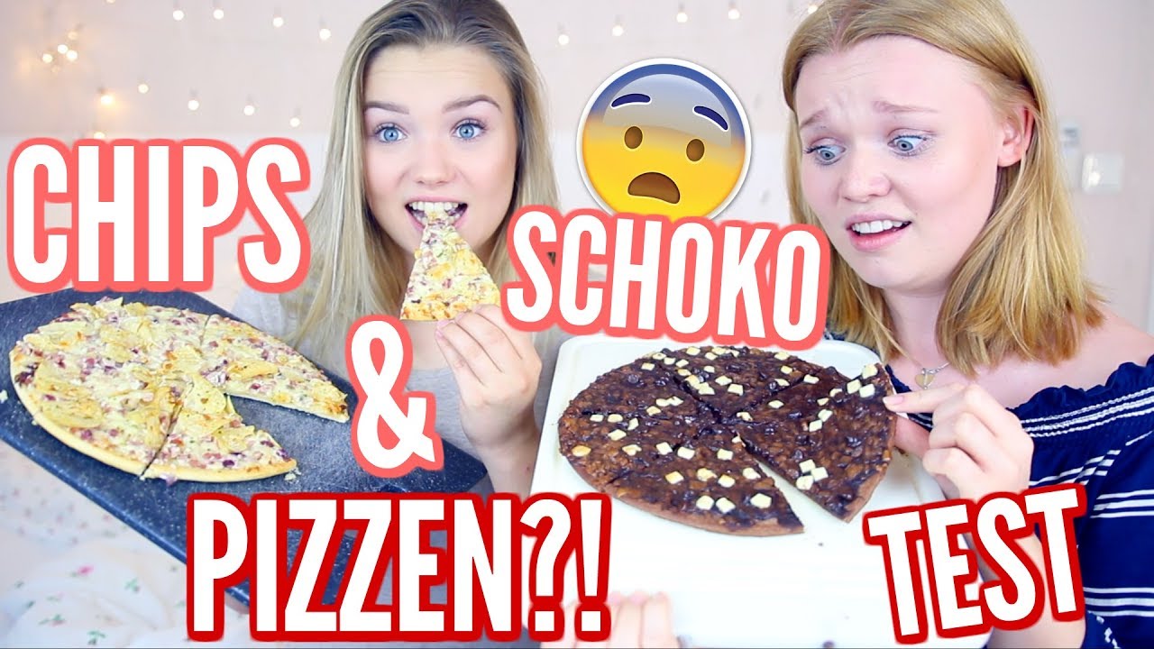 CHIPS & SCHOKOLADEN PIZZA?! im TEST mit Julia Beautx I Meggyxoxo